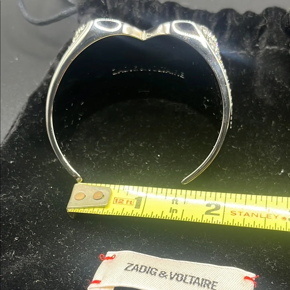 Zadig & Voltaire Silver Heart Bracelet - Picture 7 of 12